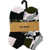 Wholesale - 8pk LADIES ATHLETIC CUSHION LOW CUT SOCKS ASST COLOR STEVE MADDEN, UPC: 194587682442